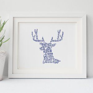 Dunmore Bucks Word Art